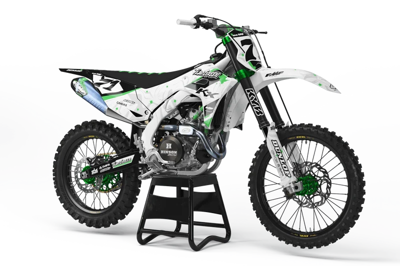 Kit Déco KAWASAKI KXF 250 2025 & KXF 450 2024-2025 - SpottedGreen