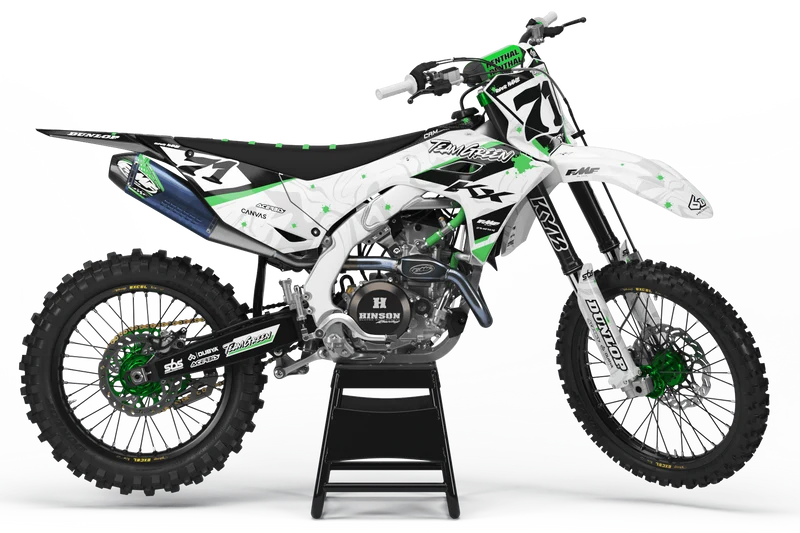 Kit Déco KAWASAKI KXF 250 2025 & KXF 450 2024-2025 - SpottedGreen