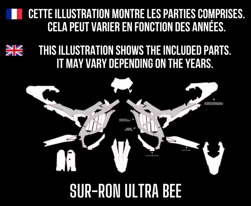 Kit Déco SUR-RON ULTRA BEE 100% personnalisé