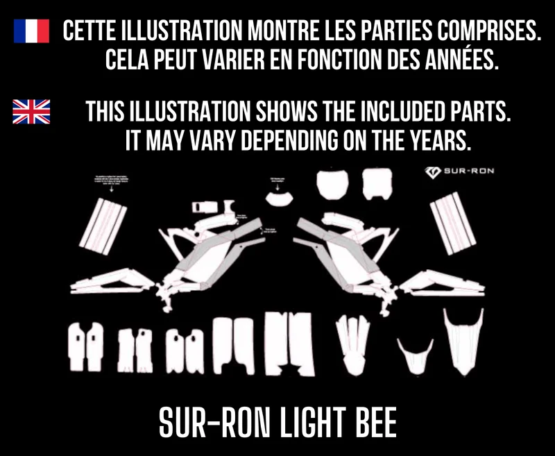 Kit Déco SUR-RON LIGHT BEE 100% personnalisé