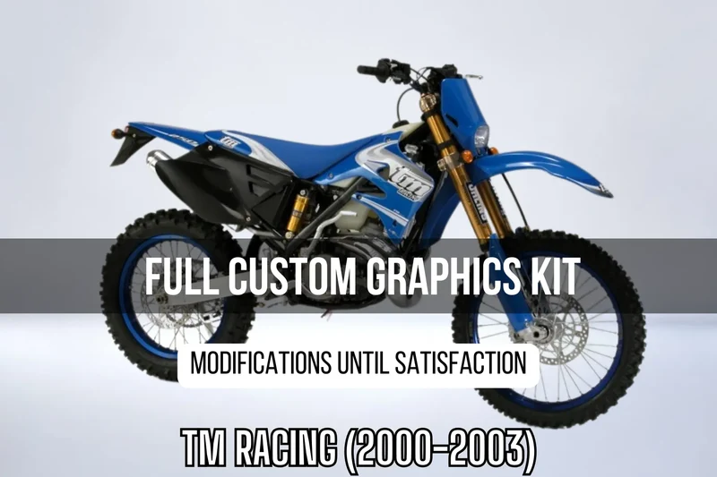 Kit Déco TM Racing (2000-2003) 100% personnalisé