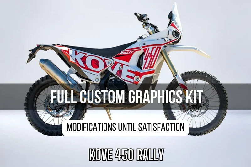 Kit Déco KOVE 450 RALLY 100% personnalisé