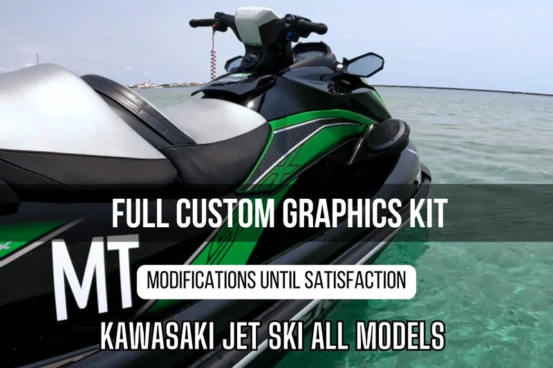 Kit Déco KAWASAKI JET SKI (tous les modèles) 100% personnalisé