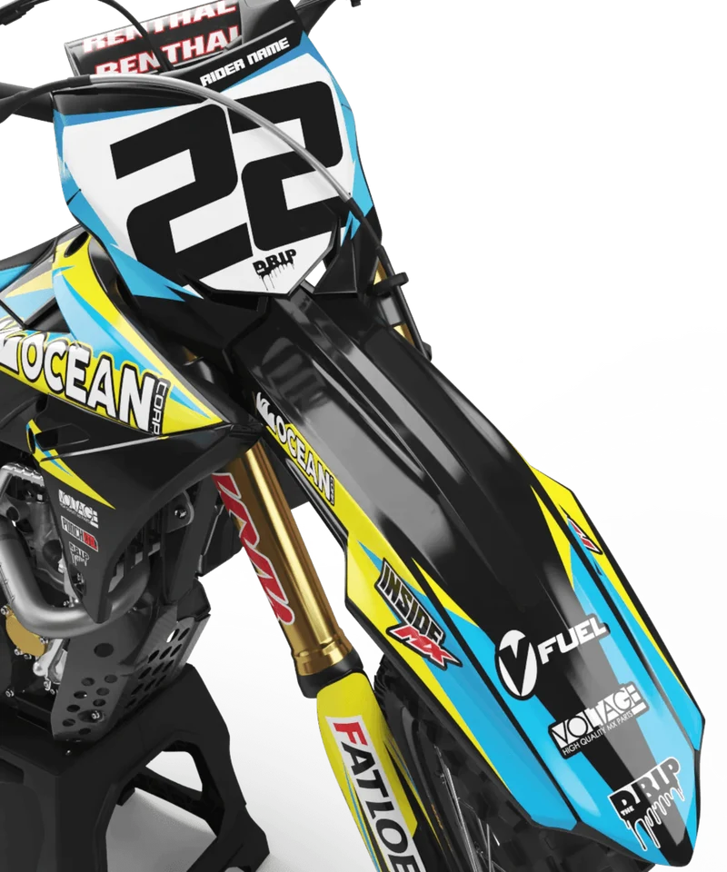 Kit Déco SUZUKI RM-Z 450 2018-2025 & RM-Z 250 2019-2025 - RAFALE