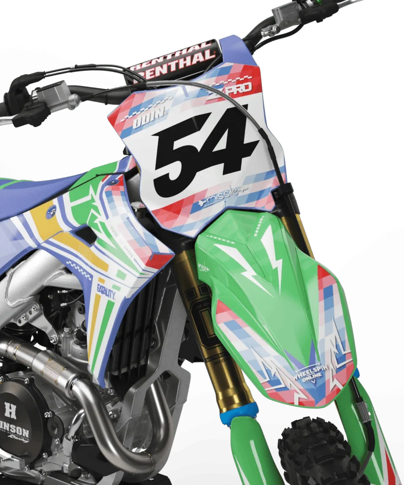 Kit Déco KAWASAKI KX/KXF Semi-Personnalisé - Vortax