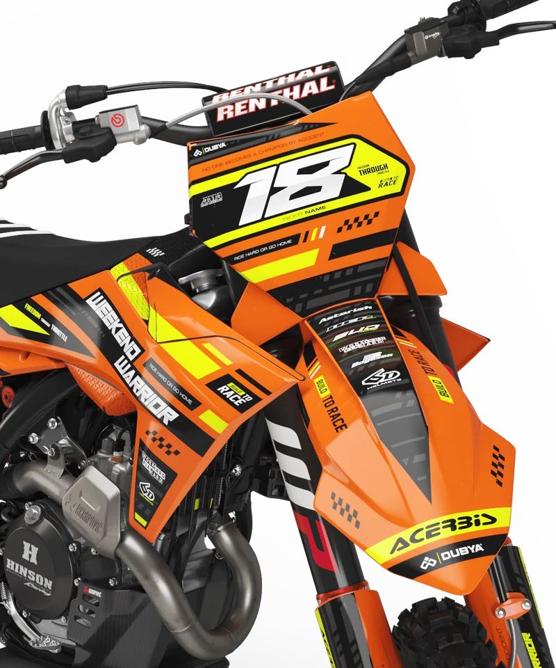 Kit Déco KTM EXC EXC-F SX SX-F 2023-2025 - Weekend Warrior