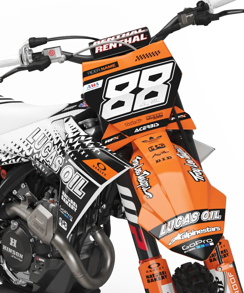 Kit Déco KTM EXC EXC-F SX SX-F 2023-2025 - Glow