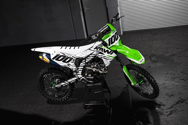 Kit Déco Kawasaki KXF 250 2021-2024 & KXF 450 2019-2023 - ZEBRA V2
