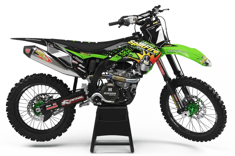 Kit Déco Kawasaki KXF 250 2021-2024 & KXF 450 2019-2023 - SPLITFIRE