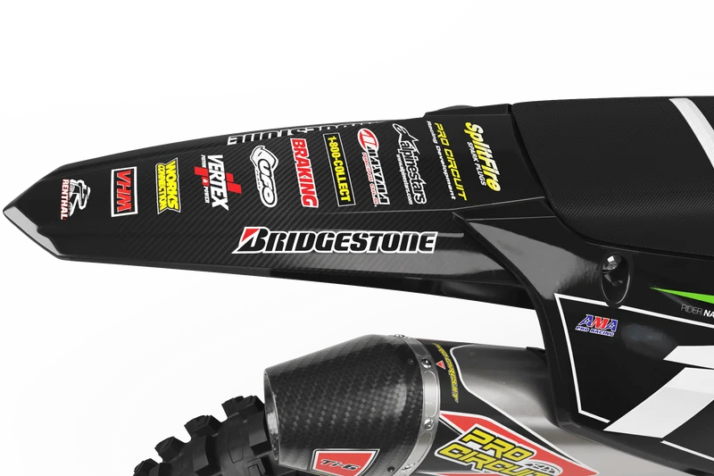 Kit Déco Kawasaki KXF 250 2021-2024 & KXF 450 2019-2023 - SPLITFIRE
