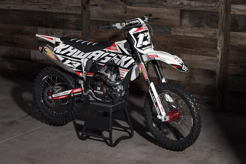 Kit Déco Kawasaki KXF 250 2021-2024 & KXF 450 2019-2023 - BIG NAME