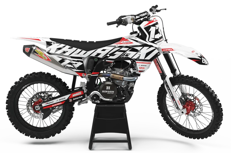 Kit Déco Kawasaki KXF 250 2021-2024 & KXF 450 2019-2023 - BIG NAME
