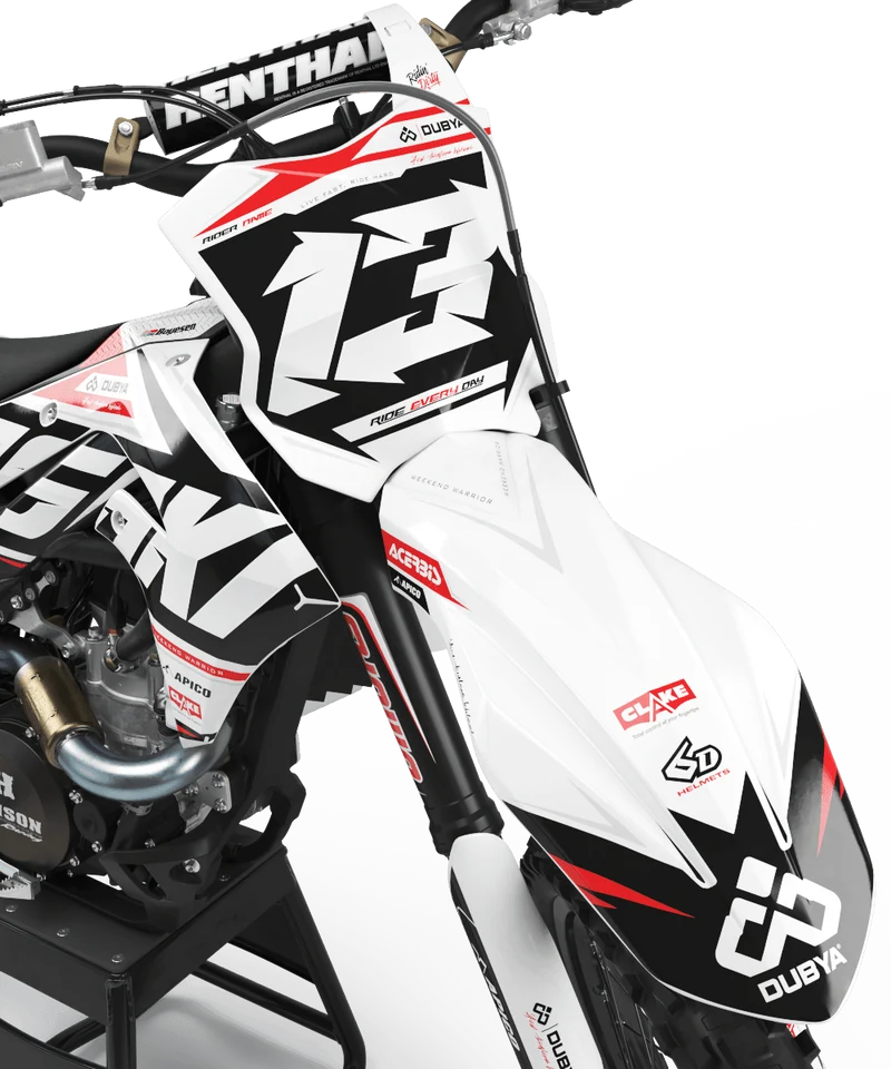 Kit Déco Kawasaki KXF 250 2021-2024 & KXF 450 2019-2023 - BIG NAME