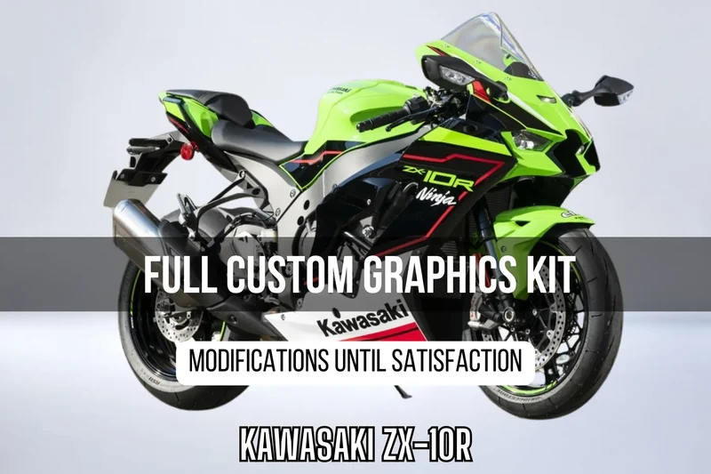 Kit Déco KAWASAKI NINJA ZX-10R 100% personnalisé