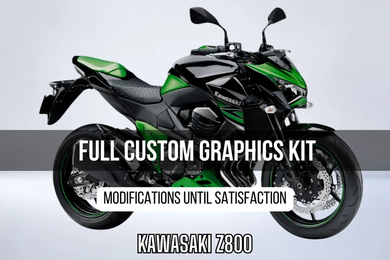 Kit Déco KAWASAKI Z800 100% personnalisé