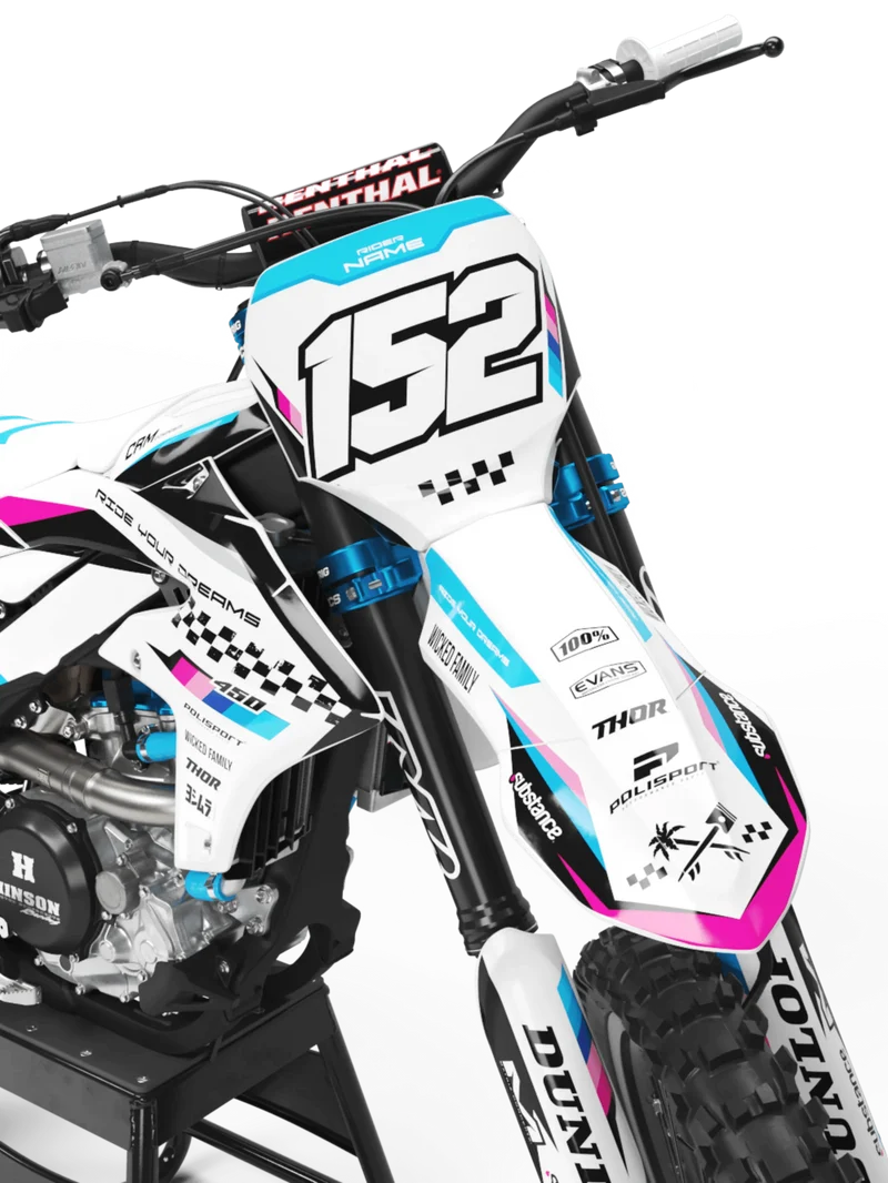 Opale - Kit Déco YAMAHA YZ/YZF/WR/WRF/TTR/DTR/DTX/XT660