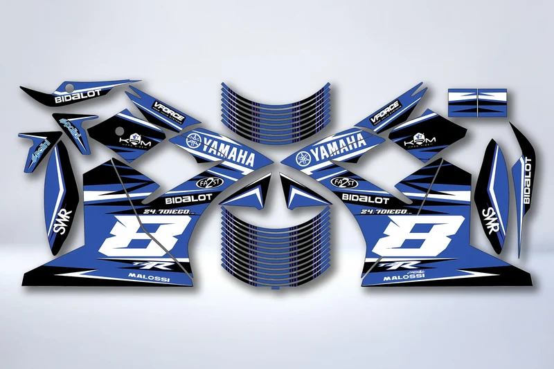 Kit Déco YAMAHA TZR après 2002 - FULL BLUE