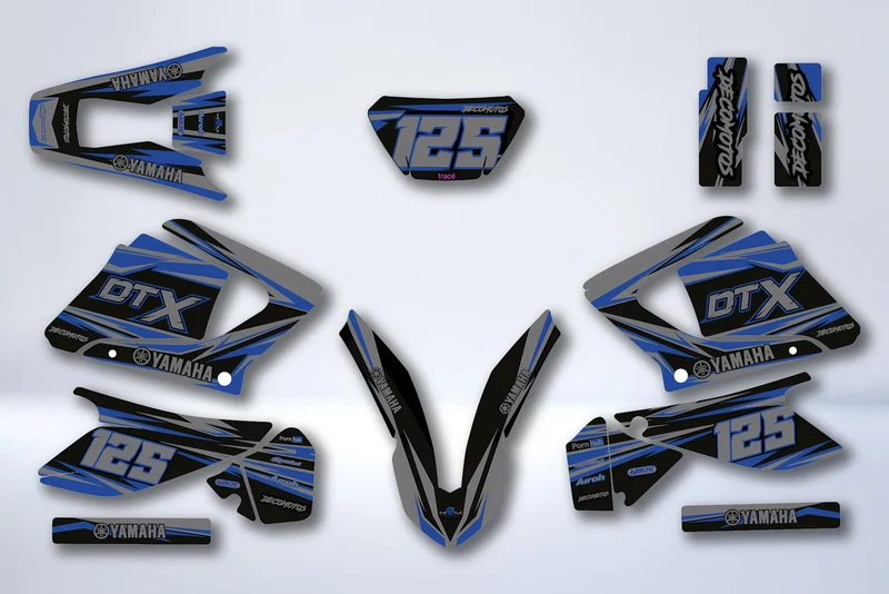 Kit Déco Yamaha DTR / DTX 125 2004-2007 - BLUE