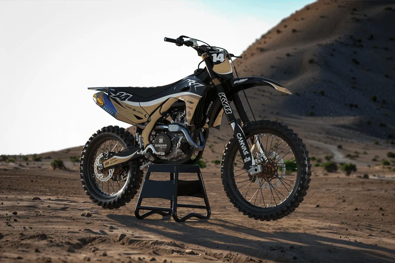 Kit Déco KAWASAKI KXF 250 2025 & KXF 450 2024-2025 - Sandy