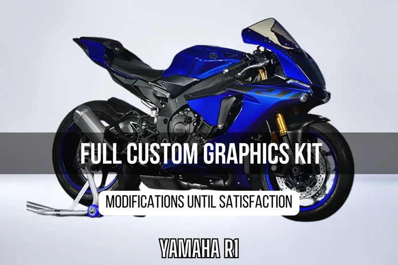 Kit Déco YAMAHA YZF R1 100% personnalisé