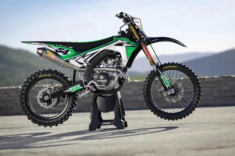 Kit Déco KAWASAKI KX/KXF Semi-Personnalisé - Rythme