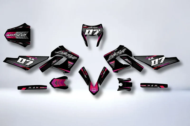 Kit Déco Derbi Carénages Victoria Bull Tun'R - LIVEFAST