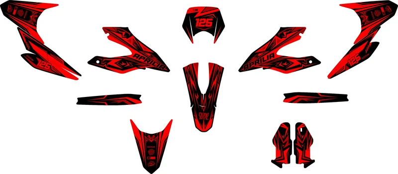 Kit Déco RACE – Derbi Senda DRD 125 SM / Aprilia SX 125 2018-2024