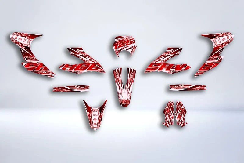 Kit Déco Derbi Senda DRD 125 SM / Aprilia SX 125 2018-2024 - ECLIPSE