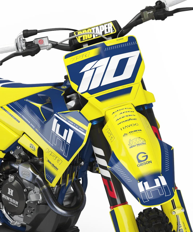 Kit Déco Husqvarna FC/TC 2023-2024 & TE/FE 2024-2025 - YELLOW FACTORY