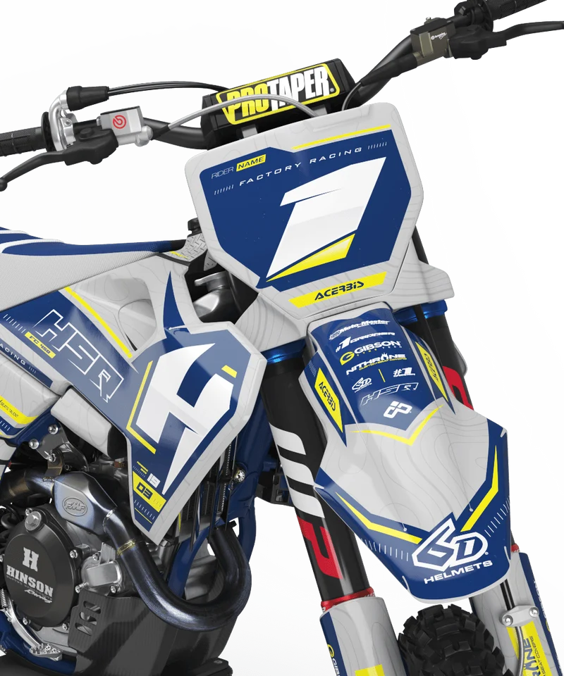 Kit Déco Husqvarna FC/TC 2023-2024 & TE/FE 2024-2025 - GREY FACTORY
