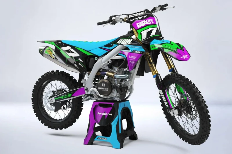 Kit Déco Kawasaki KXF 250 2021-2024 & KXF 450 2019-2023 - COLORFUL
