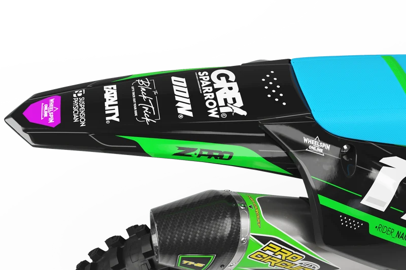 Kit Déco Kawasaki KXF 250 2021-2024 & KXF 450 2019-2023 - COLORFUL