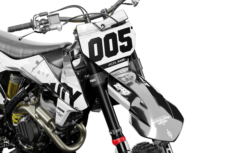 Kit Déco KTM EXC EXC-F SX SX-F 2019-2023 - B&W