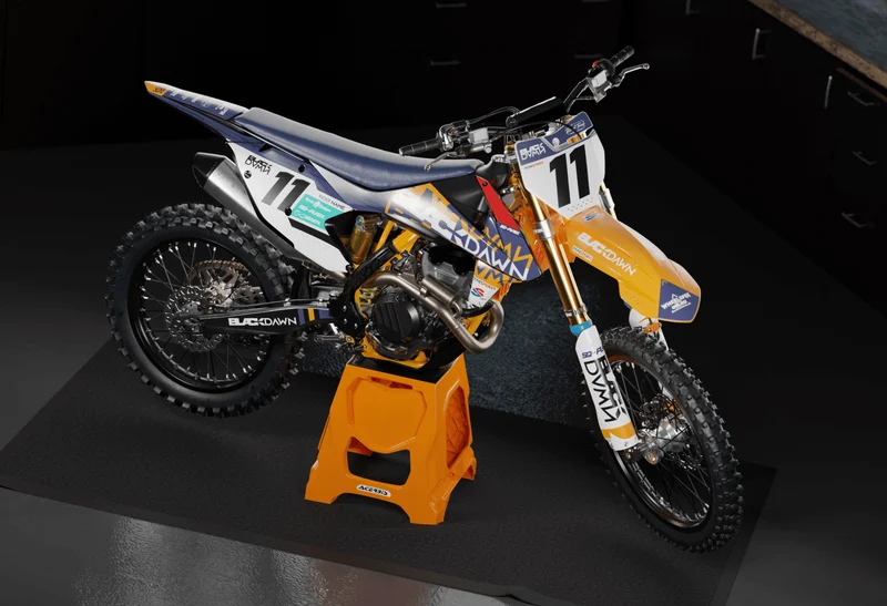 Kit Déco KTM EXC EXC-F SX SX-F 2019-2023 - BLACKDAWN