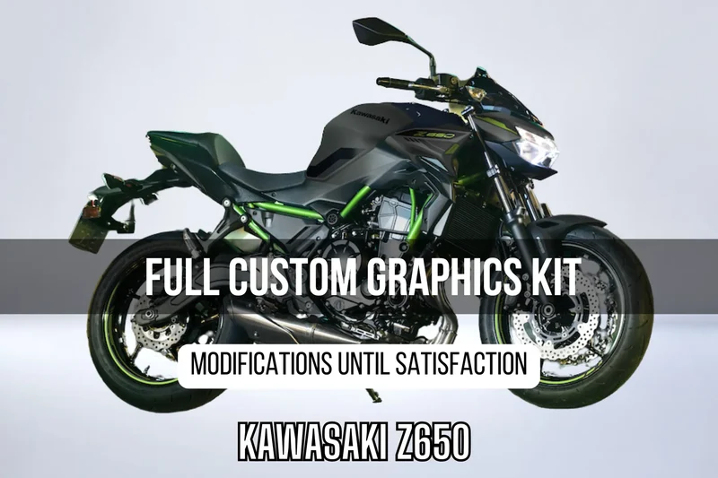 Kit Déco KAWASAKI Z650 100% personnalisé