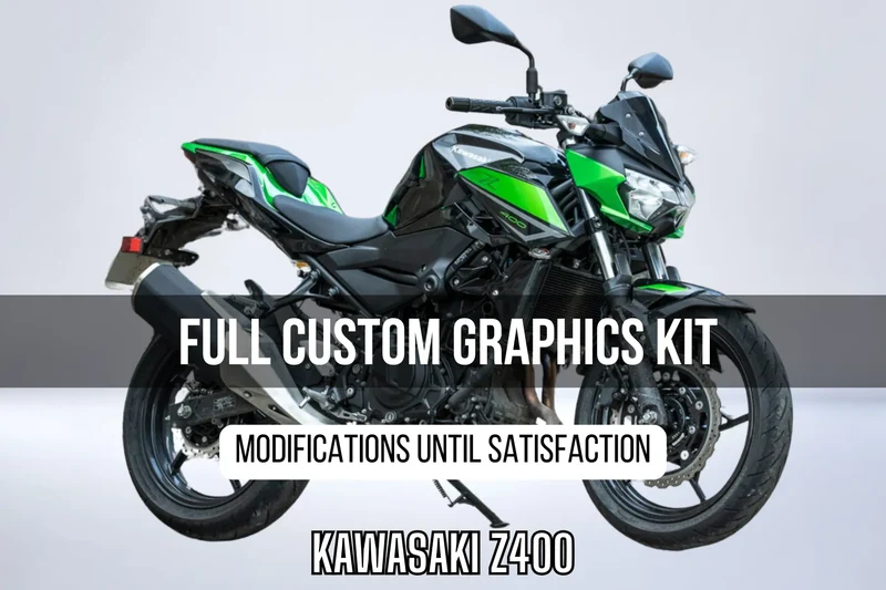 Kit Déco KAWASAKI Z400 100% personnalisé