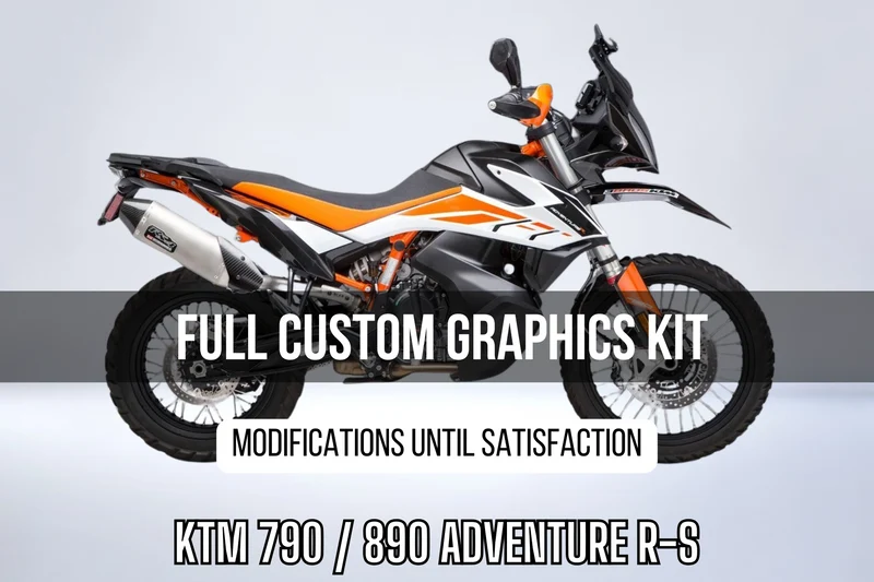 Kit Déco KTM 790 / 890 ADVENTURE R 100% personnalisé