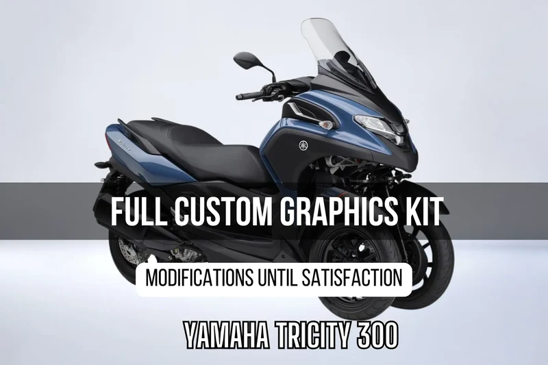 Kit Déco Yamaha TRICITY 300 100% personnalisé