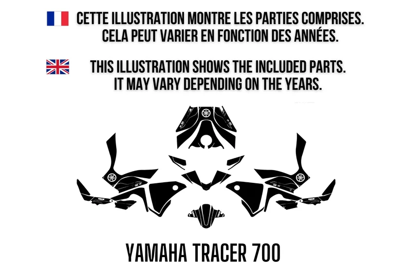 Kit Déco Yamaha TRACER 700 100% personnalisé