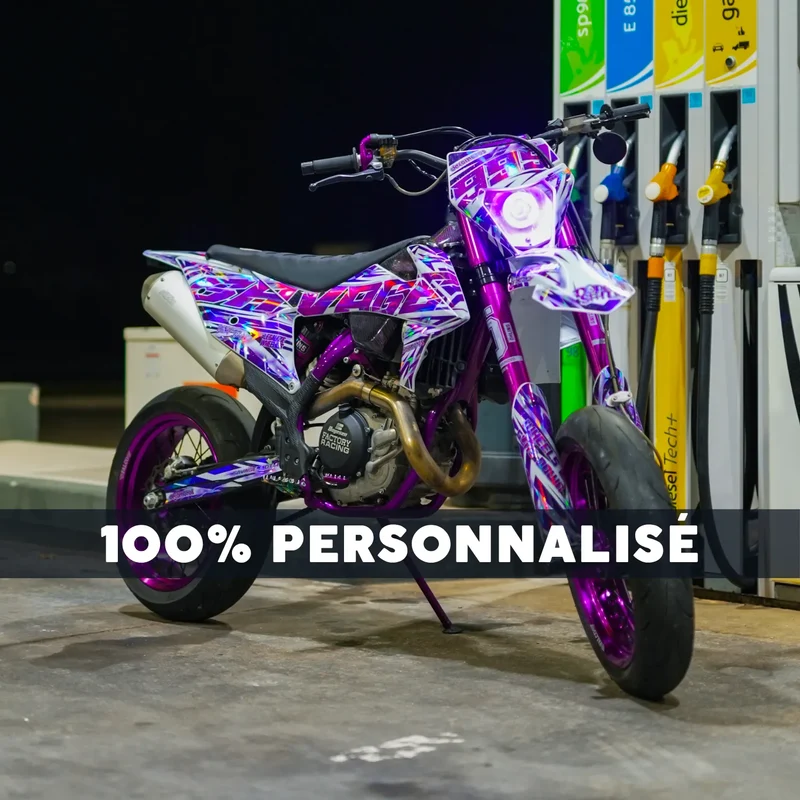 Kit Déco SUPERMOTARD / ENDURO / MOTOCROSS 100% personnalisé