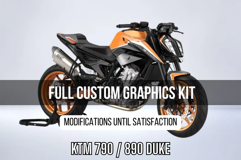 Kit Déco KTM 790/890 DUKE R 100% personnalisé