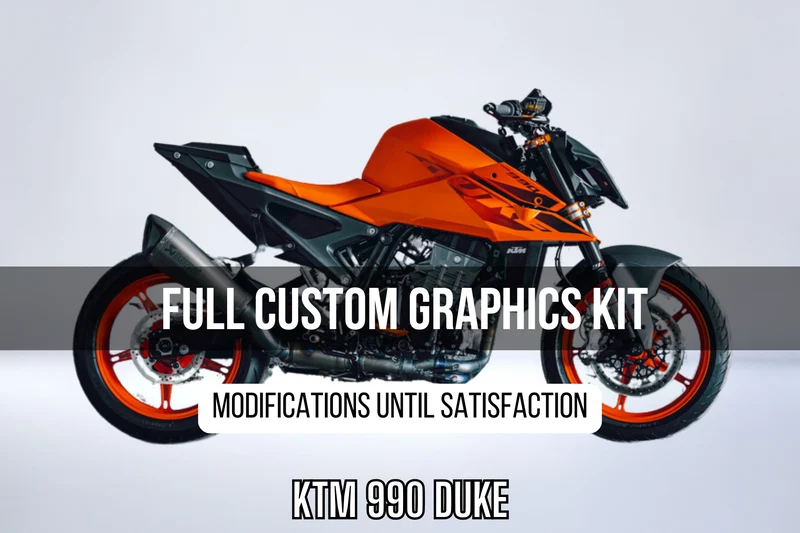Kit Déco KTM 990 DUKE 100% personnalisé