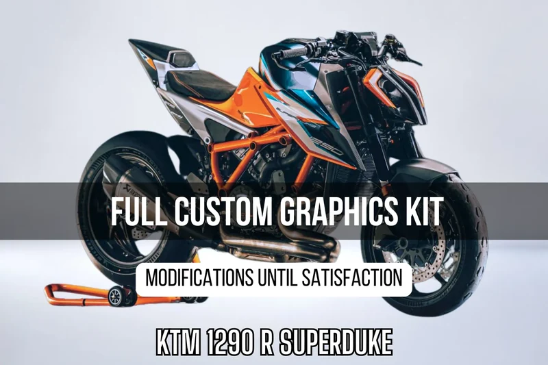 Kit Déco KTM 1290 R SUPERDUKE 100% personnalisé