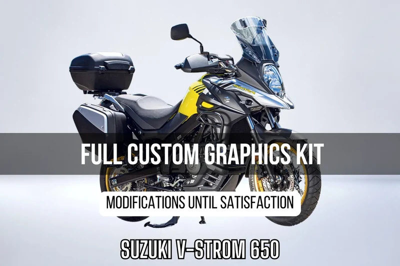Kit Déco SUZUKI V-STROM 650 100% personnalisé