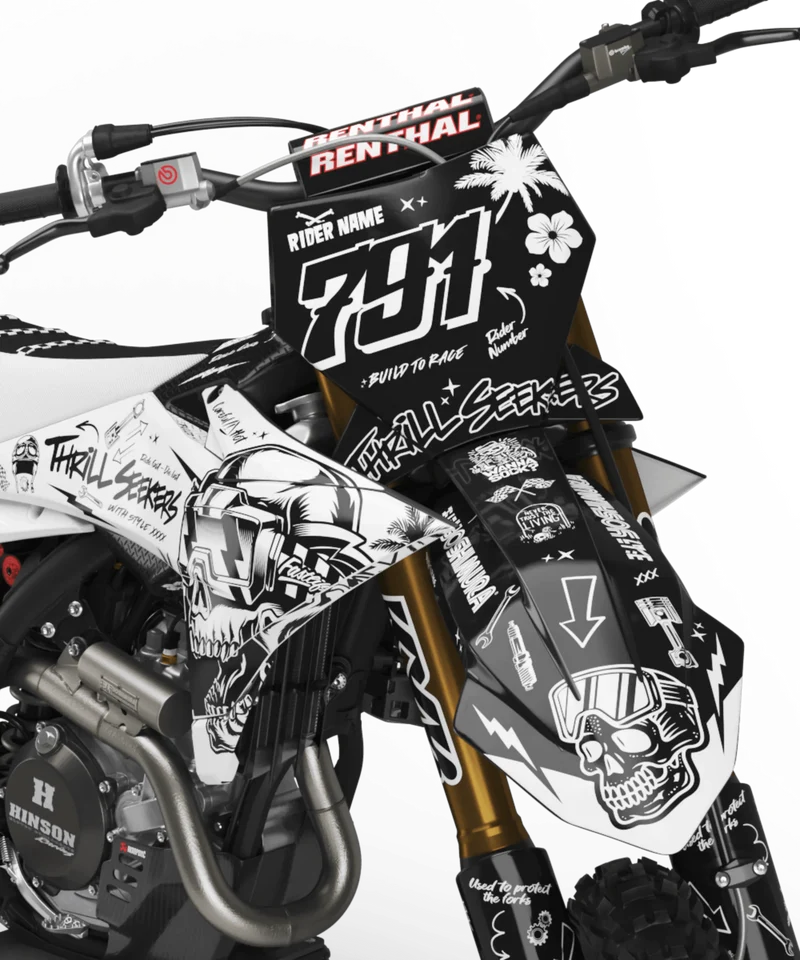 Kit Déco KTM adaptable à tous les modèles - OBSIDIENNE