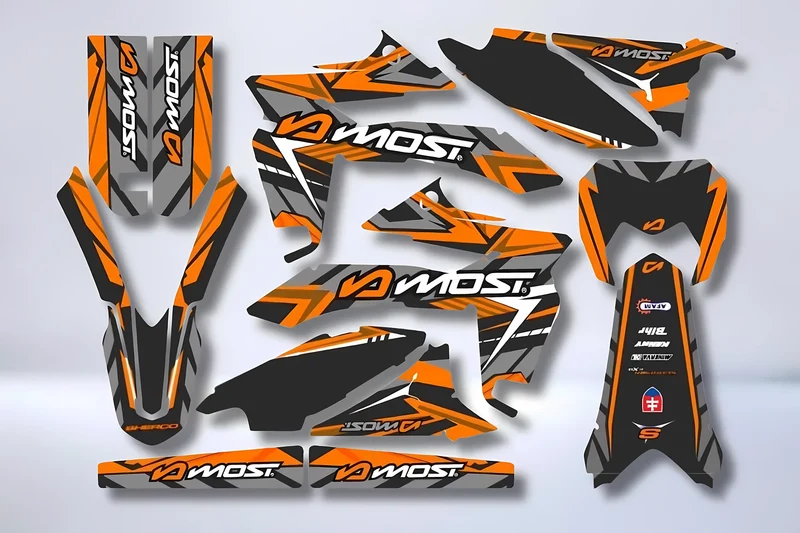 Kit Déco Sherco SE-R / SM-R 50cc 2013-2026 - ORANGE