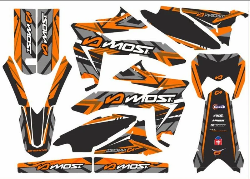 Kit Déco Sherco SE-R / SM-R 50cc 2013-2026 - ORANGE