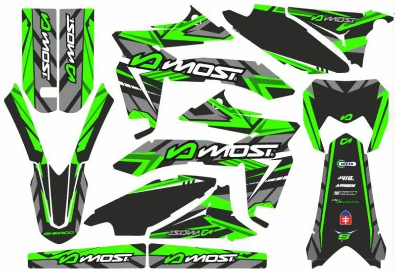Kit Déco Sherco SE-R / SM-R 50cc 2013-2026 - GREEN