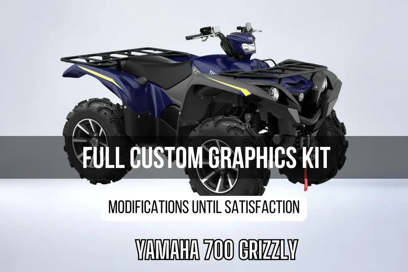 Kit Déco YAMAHA 700 GRIZZLY 100% personnalisé