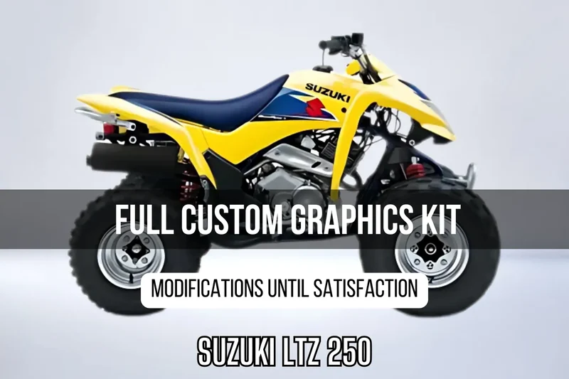 Kit Déco SUZUKI LTZ 250 100% personnalisé